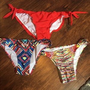 Assorted Bikini Bottoms NWOT